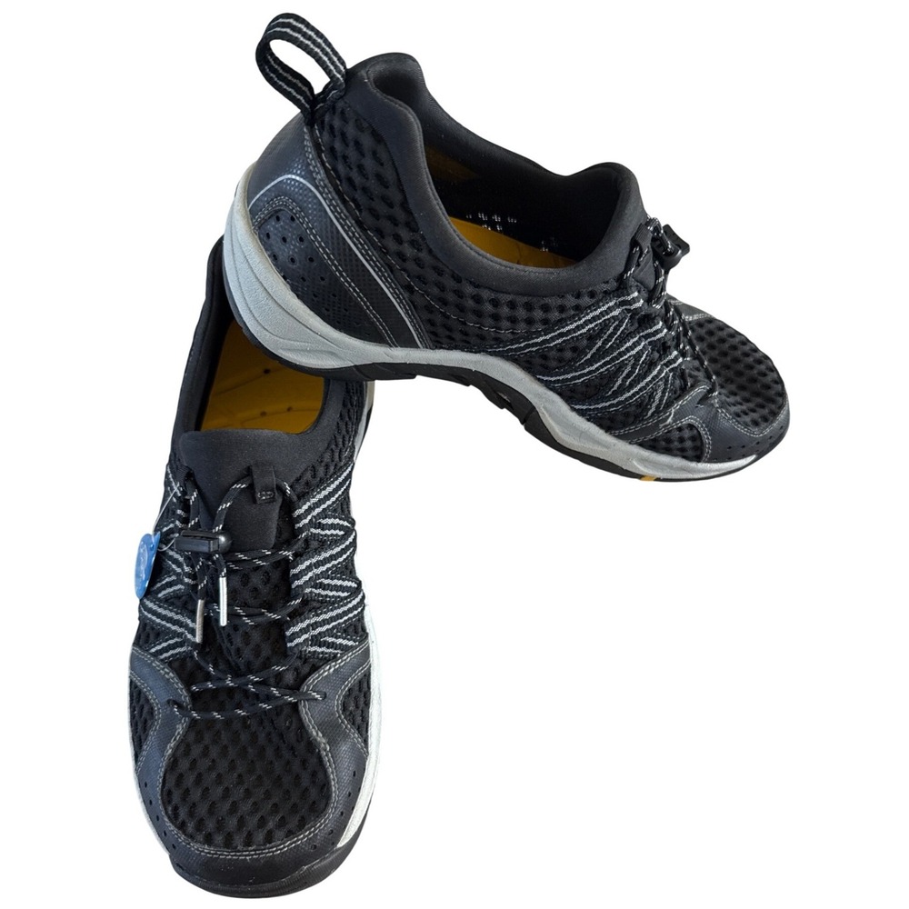 Abeo Erik EM1800 Sneakers Mens 10N Narrow Black Waterproof B.I.O.system Mesh - Picture 3 of 10
